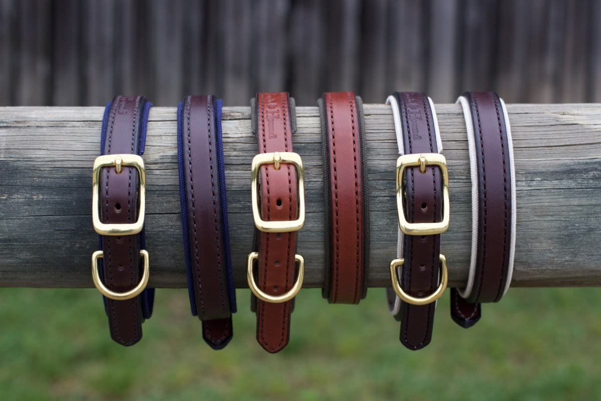 Dog Collar - Havana and Natural