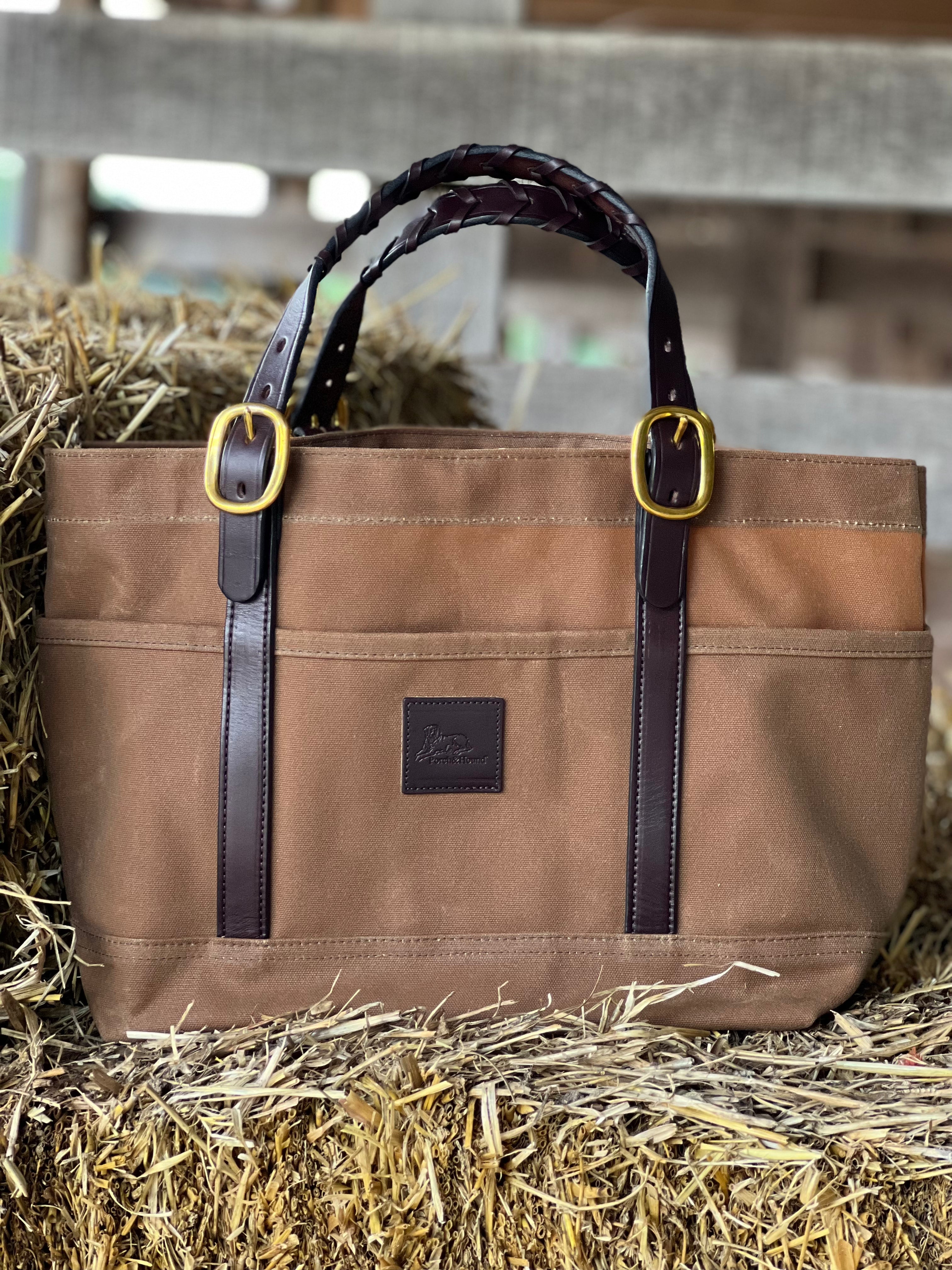 Waxed sales canvas bag